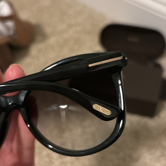 Tom Ford Alicia Black Butterfly Sunglasses - Picture 5 of 7